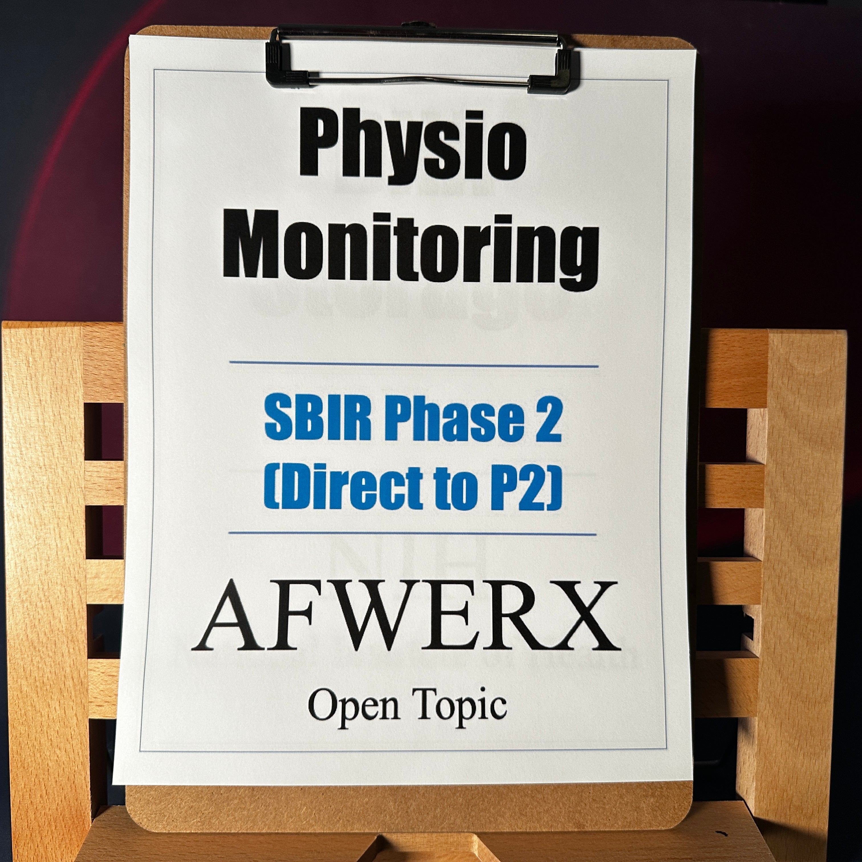 AFWERX Direct to Phase 2: Physiological Monitoring