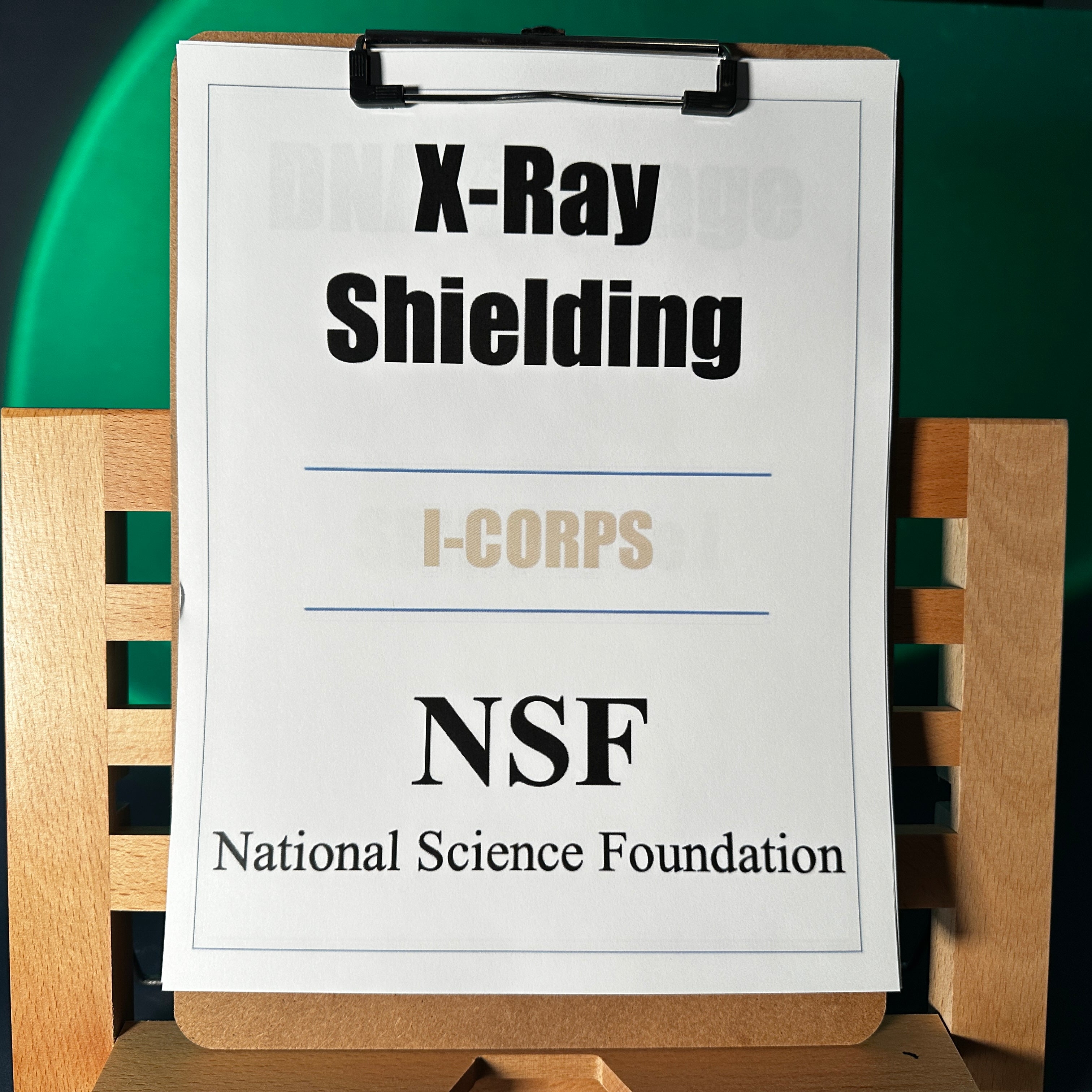 NSF I-CORPS: X-Ray Shielding