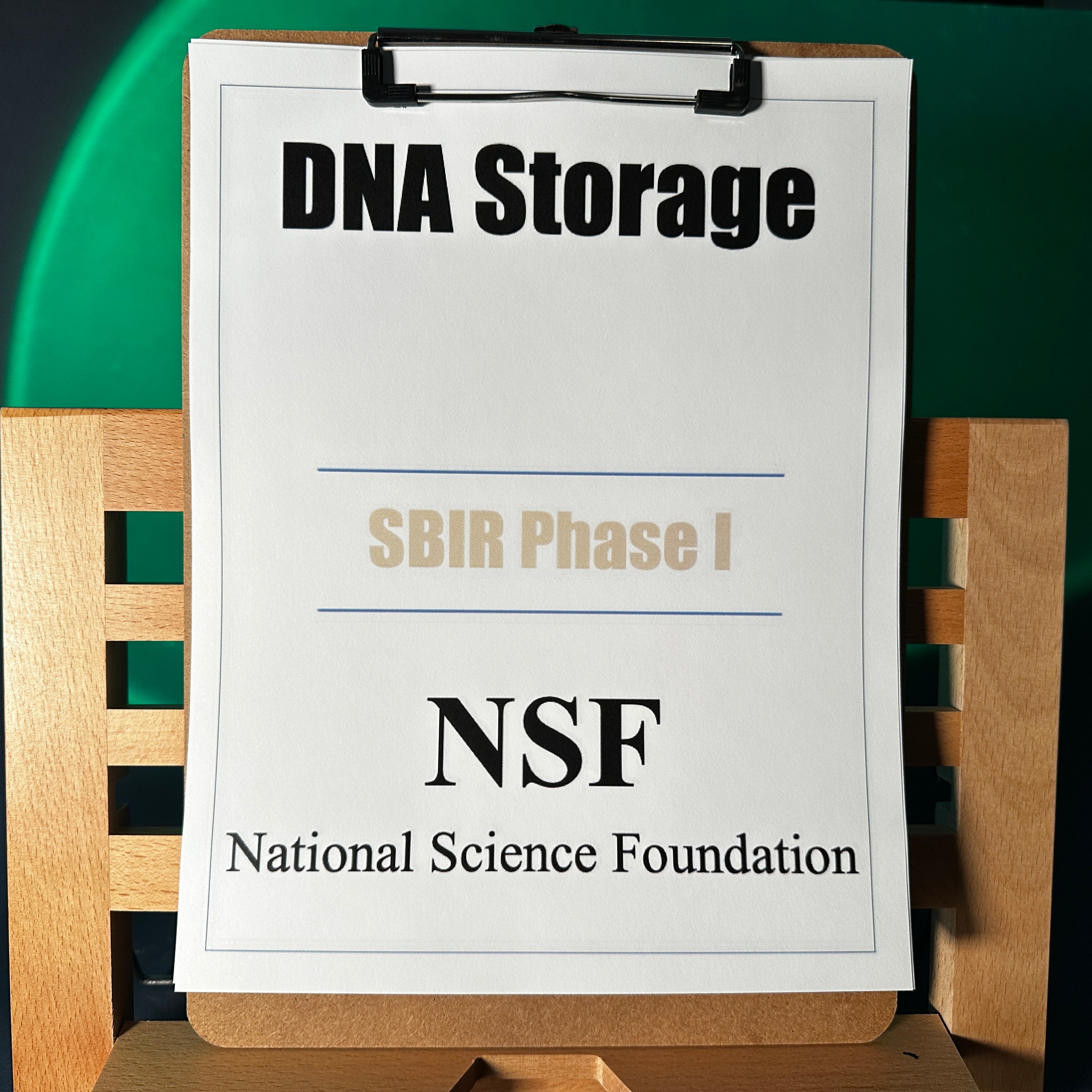 NSF SBIR P1: DNA Storage