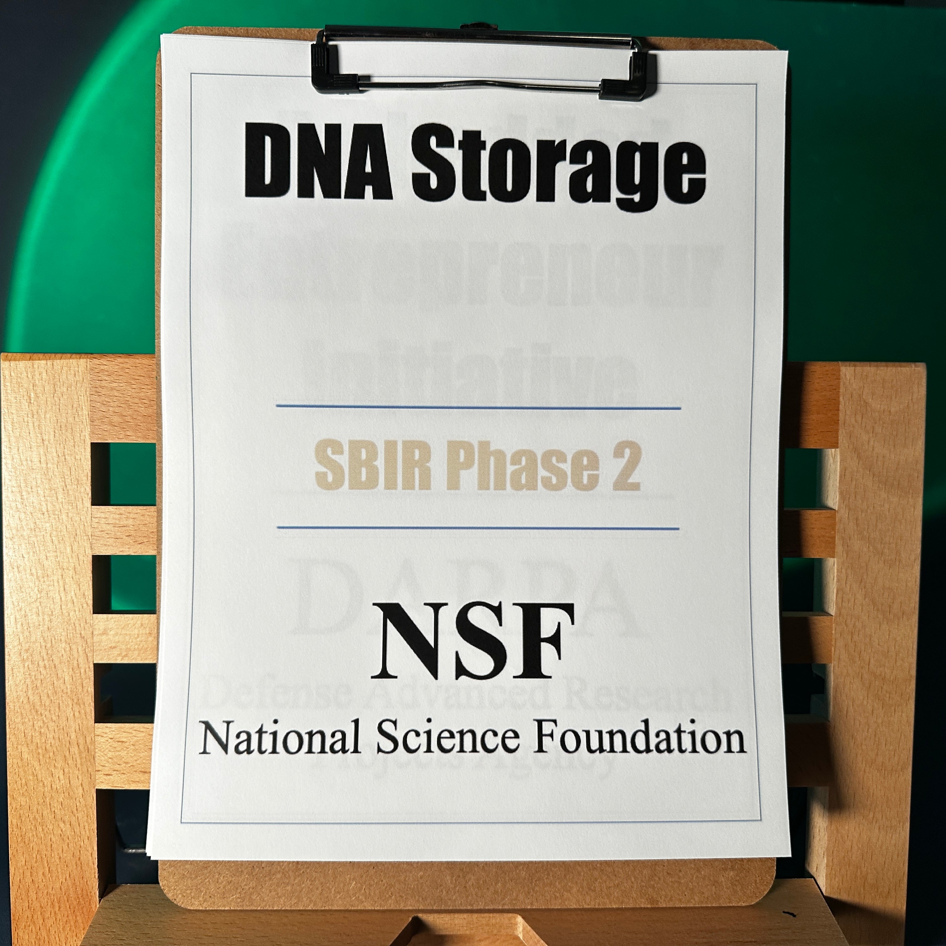 NSF SBIR P2: DNA Storage